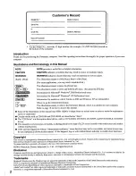 Preview for 2 page of Panasonic Toughbook CF-28PMJAZQM User Manual