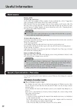 Preview for 22 page of Panasonic Toughbook CF-29CTKGZKM Operating Instructions Manual