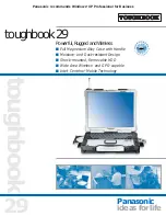 Panasonic Toughbook CF-29LCQGCBM Specifications предпросмотр