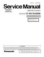 Preview for 1 page of Panasonic Toughbook CF-30CTQAZBM Service Manual