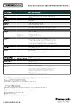 Preview for 2 page of Panasonic Toughbook CF-30Mk2 Specification Sheet