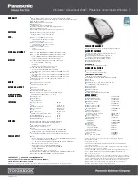 Preview for 2 page of Panasonic Toughbook CF-31AAA7J1M Specifications