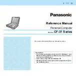 Panasonic Toughbook CF-31AAAAA2M Reference Manual preview