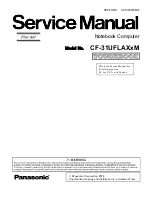 Preview for 1 page of Panasonic TOUGHBOOK CF-31UFLAX series Service Manual