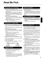 Preview for 5 page of Panasonic Toughbook CF-35PJJ8CAM User Manual