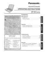 Preview for 1 page of Panasonic Toughbook CF-45DJ48AAM User Manual