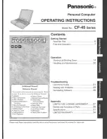 Preview for 1 page of Panasonic Toughbook CF-45KJ6GJEM User Manual