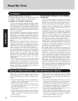 Preview for 4 page of Panasonic Toughbook CF-47 Series Operating Instructions Manual