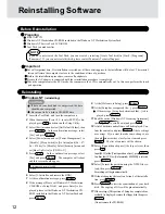 Preview for 12 page of Panasonic Toughbook CF-47 Series Supplementary Instructions Manual