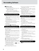 Preview for 14 page of Panasonic Toughbook CF-47 Series Supplementary Instructions Manual