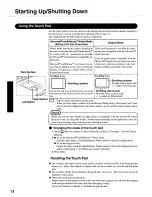 Предварительный просмотр 14 страницы Panasonic Toughbook CF-47K4CJAAM User Manual