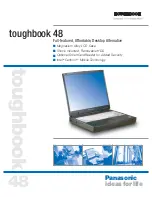 Предварительный просмотр 1 страницы Panasonic Toughbook CF-48E4KFUKM Brochure