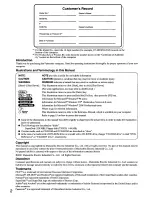 Preview for 2 page of Panasonic Toughbook CF-48P4FAUEM User Manual