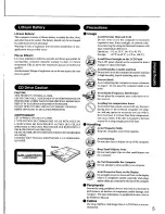 Preview for 5 page of Panasonic Toughbook CF-48U4JHUPM User Manual