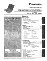 Preview for 1 page of Panasonic Toughbook CF-50AAKHUDM User Manual