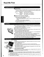 Preview for 8 page of Panasonic Toughbook CF-50AAKHUDM User Manual