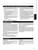 Preview for 5 page of Panasonic Toughbook CF-50F1FGUDM User Manual