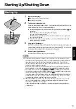 Предварительный просмотр 13 страницы Panasonic Toughbook CF-50J2KUEKM Operating Instructions Manual