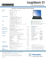 Preview for 2 page of Panasonic Toughbook CF-51PGAEEBM Specifications