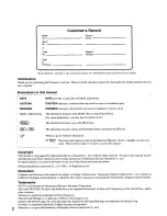 Preview for 2 page of Panasonic Toughbook CF-71DJ48AAM User Manual