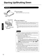 Предварительный просмотр 12 страницы Panasonic Toughbook CF-71GYAGBAM User Manual