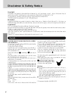 Preview for 2 page of Panasonic ToughBook CF-72 Series Operating Instructions Manual