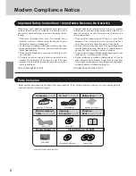 Предварительный просмотр 4 страницы Panasonic ToughBook CF-72 Series Operating Instructions Manual