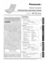 Предварительный просмотр 1 страницы Panasonic Toughbook CF-72Q3GQZEM User Manual