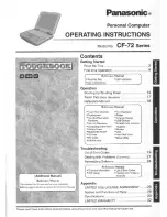 Preview for 1 page of Panasonic Toughbook CF-72TCJUZEM User Manual