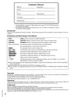 Preview for 2 page of Panasonic Toughbook CF-72TCJUZEM User Manual