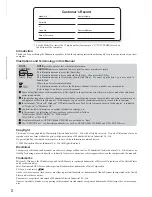 Предварительный просмотр 2 страницы Panasonic Toughbook CF-73XCVASBM Operating Instructions Manual