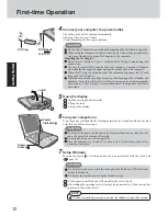 Preview for 12 page of Panasonic Toughbook CF-73XCVASBM Operating Instructions Manual