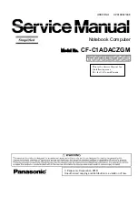 Panasonic Toughbook CF-C1ADACZGM Service Manual preview