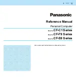 Предварительный просмотр 1 страницы Panasonic Toughbook CF-F9KWH011M Reference Manual