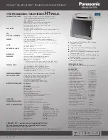 Preview for 2 page of Panasonic Toughbook CF-H1CSLFZ6M Specifications