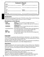 Preview for 2 page of Panasonic Toughbook CF-M31M User Manual