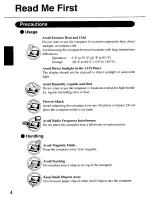 Preview for 4 page of Panasonic Toughbook CF-M31M User Manual