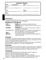 Preview for 2 page of Panasonic Toughbook CF-M32W5M User Manual