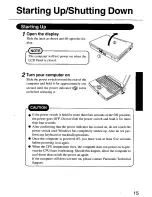 Preview for 15 page of Panasonic Toughbook CF-M32W5M User Manual