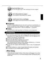 Preview for 5 page of Panasonic Toughbook CF-M33W5M User Manual