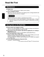 Preview for 6 page of Panasonic Toughbook CF-M33W5M User Manual