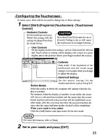 Предварительный просмотр 25 страницы Panasonic Toughbook CF-M33W5M User Manual