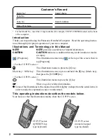 Предварительный просмотр 2 страницы Panasonic Toughbook CF-P1 Series Operating Instructions Manual