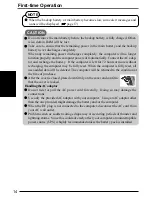 Preview for 14 page of Panasonic Toughbook CF-P1 Series Operating Instructions Manual