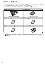 Preview for 4 page of Panasonic ToughBook CF-P2 Series Operating Instructions Manual