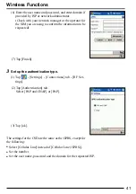 Preview for 41 page of Panasonic ToughBook CF-P2 Series Operating Instructions Manual