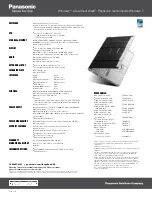 Preview for 2 page of Panasonic Toughbook CF-S9KWAZG1M Specifications