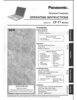 Preview for 1 page of Panasonic Toughbook CF-T1R64ZZKM User Manual