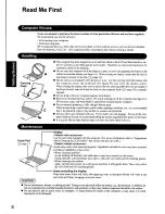 Предварительный просмотр 8 страницы Panasonic Toughbook CF-T1R64ZZKM User Manual