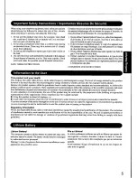 Preview for 5 page of Panasonic Toughbook CF-T2AWAZZDM User Manual